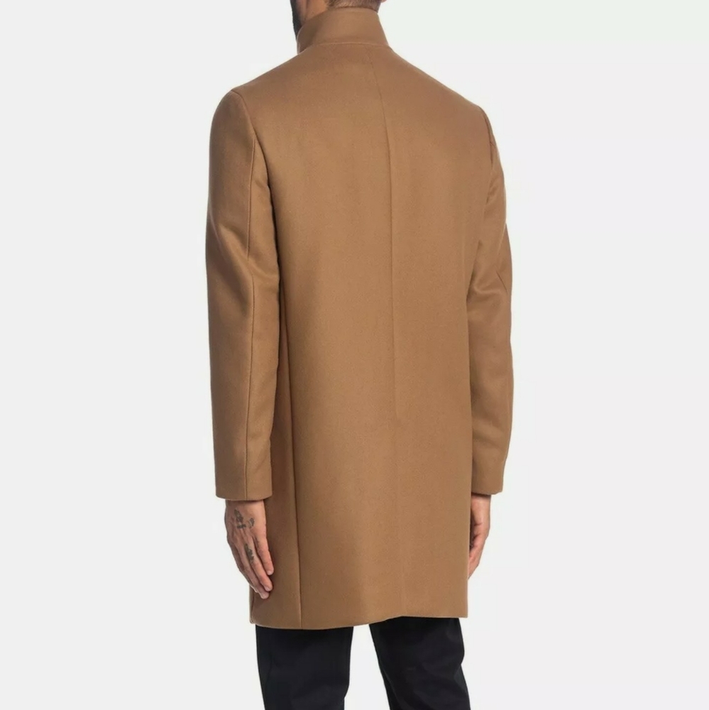 Theory Belvin OP Wool-Blend Coat (M) - Picture 3 of 6